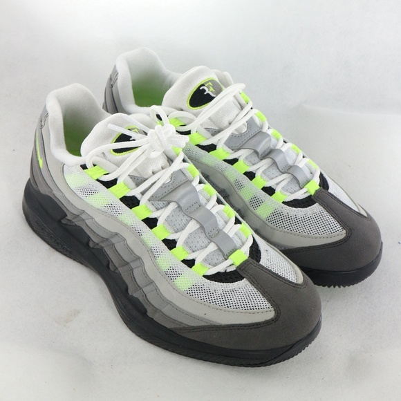 NIKE Zoom Vapor Roger Federer x Air Max 95 Neon NEW Sz 7 US Men - Picture 2 of 8